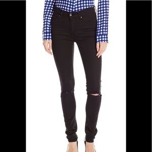 Cheap Monday Black Distressed jeans